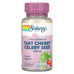 Solaray Tart Cherry and Celery Seed Extracts 620mg 60 capsules