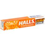 Леденцы Halls со вкусом апельсина с витамином С 25,2г