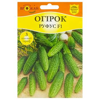 Bahatiy Vrozhay Cucumber Rufus F1 Seeds 50pcs - buy, prices for COSMOS - photo 1