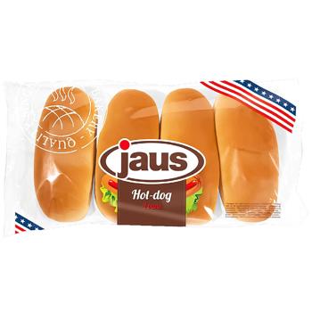 Jaus Hot Dog Bun 4pcs 250g