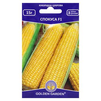 Golden Garden Temptation F1 Sugar Corn Seeds 15g - buy, prices for MegaMarket - photo 1