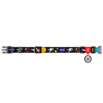 Waudog Nylon Dog Collar with QR Passport L 33-49cm/25mm with Nasa Design - buy, prices for - photo 3