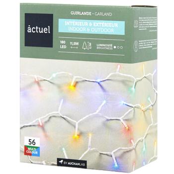 Гирлянда Actuel Наружная 180 LED 11м - купить, цены на Auchan - фото 1