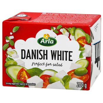 Продукт сирний Arla Danish White 50% 200г - купити, ціни на МегаМаркет - фото 1