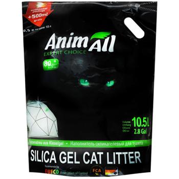 AnimAll Litter Green Emerald cилікагелевий наповнювач 10,5 л - без аромату - купити, ціни на MasterZoo - фото 1