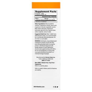 S-adenosyl-l-methionine Doctor's best 60pcs Usa - buy, prices for Biotus - photo 2