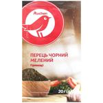 Перец Auchan черный молотый 20г