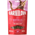 Ласощі для котів Carnilove Soft Snack з буйволом та лохиною 50г
