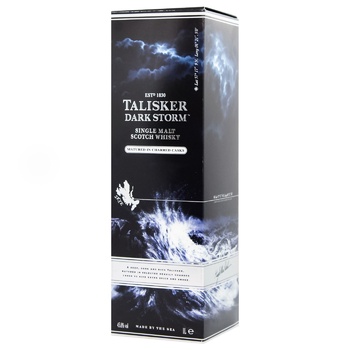 Виски Talisker Dark Storm Box 45.8% 1л - купить, цены на ULTRAMARKET - фото 3