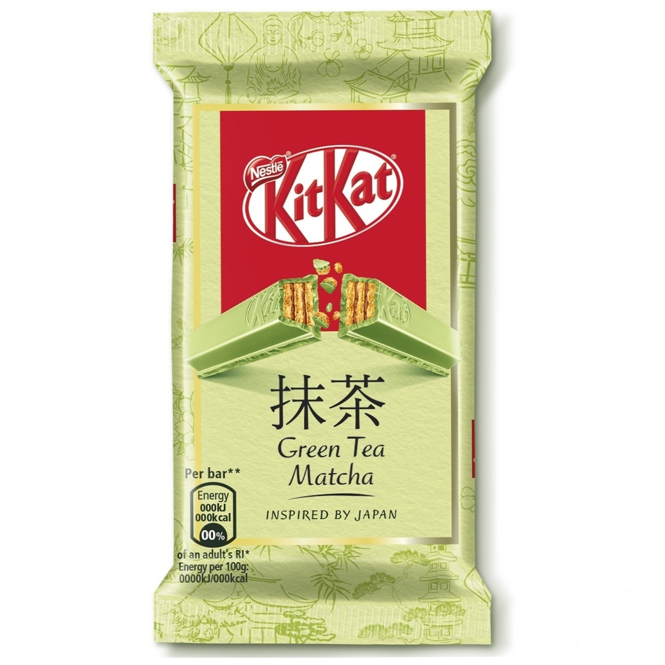 

Батончик NESTLÉ® KITKAT® 4-FINGER Green Tea Match в шоколаде со вкусом зеленого чая Матча 41,5г