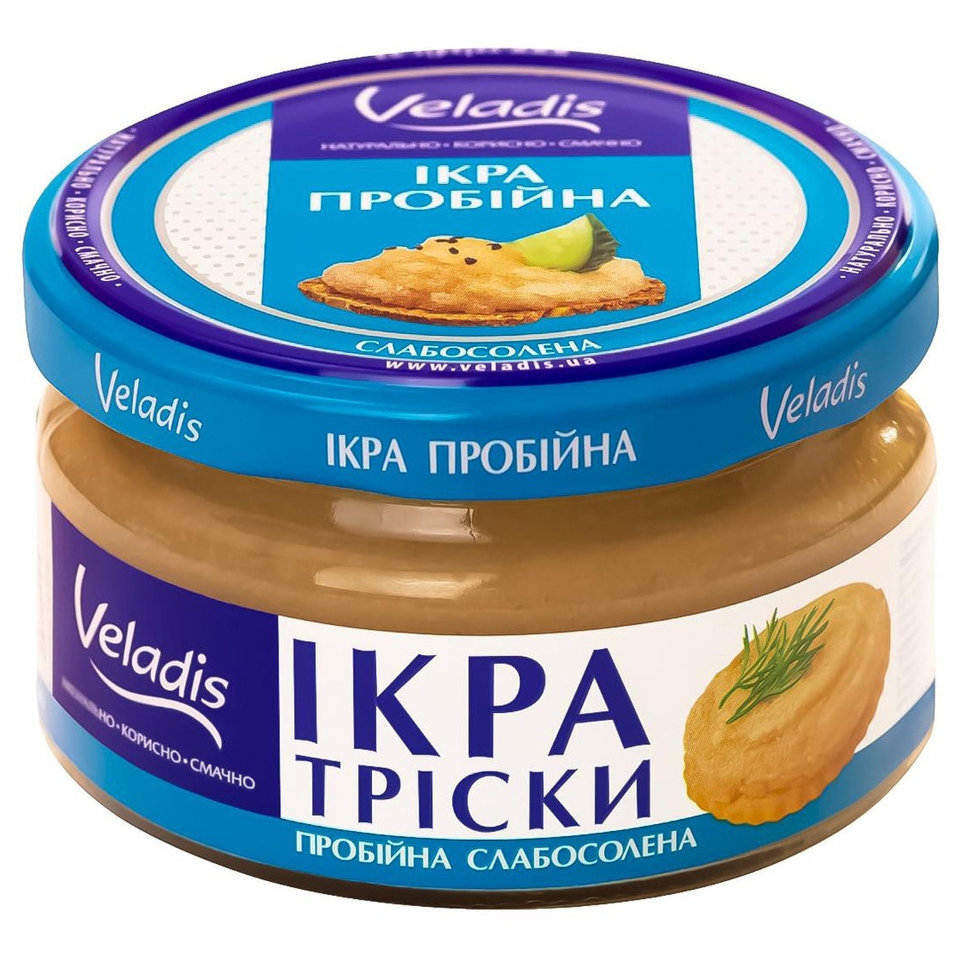 

Икра Трески пробойная слабосоленая Veladis 180г