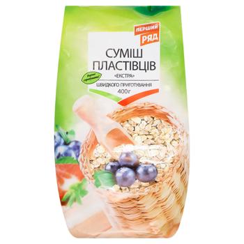 Смесь хлопьев Первый Ряд Экстра 3 злака 400г - купить, цены на КОСМОС - фото 1