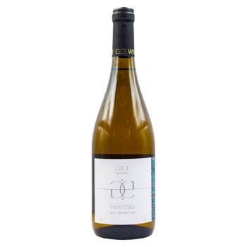 Вино виноградне н/сол. Vinnytske white TM Gigi Winery 0.75л 12% - купить, цены на Grono - фото 1
