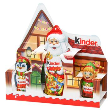 Фигурки шоколадные Kinder Hohlfigure 3шт 85г