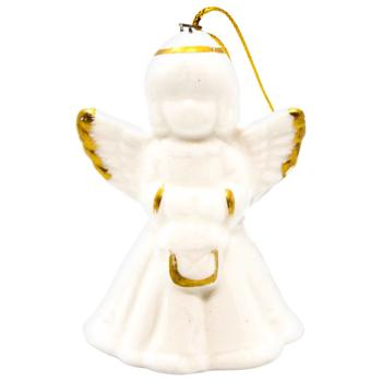 Koopman White Angel Christmas Tree Decoration 6cm - buy, prices for - photo 3