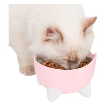 Catit Pixi набір поїлка-фонтан 2 л + миска пластикова для котів 200 мл - рожевий - купити, ціни на MasterZoo - фото 6