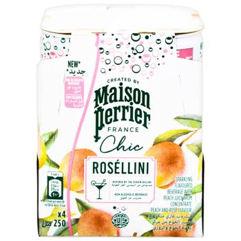 Напиток газированный Maison Perrier Chic Rosellini 250мл х 4шт - купить, цены на MasterZoo - фото 3