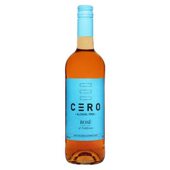 Cero Non-Alcoholic Rose Wine Drink 0.75l - buy, prices for NOVUS - photo 1