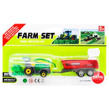 SunQ Toys Agricultural Machinery Toy Set with Trailer SQ82012-2BK - buy, prices for - photo 5