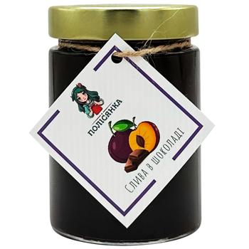 Polisianka Plum in Chocolate Jam 314ml - buy, prices for WINETIME - photo 2