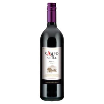 Campo de Chile Merlot Red Dry Wine 13% 0.75l - buy, prices for - photo 1