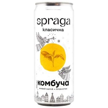 Комбуча Spraga Класична 0,33л - купити, ціни на КОСМОС - фото 1