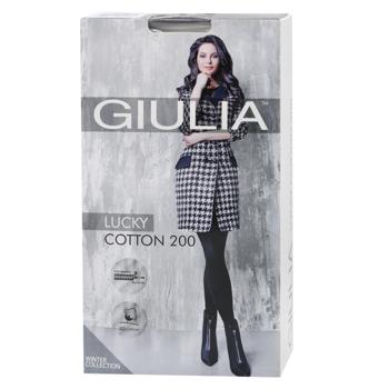 Giulia Lucky Cotton Women's Tights 200den s.2 Nero - buy, prices for - photo 2