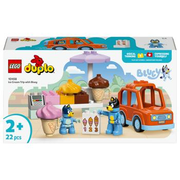 Lego Duplo Bluey Ice Cream Trip with Bluey Building Set 10458