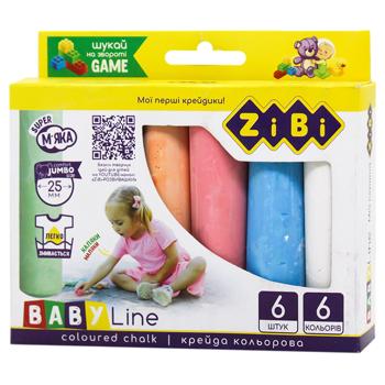ZiBi Jumbo Color Chalk 6 pcs - buy, prices for - photo 3