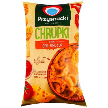 Przysnacki Corn Snacks with Cheese and Ketchup Flavor 120g - buy, prices for NOVUS - photo 1