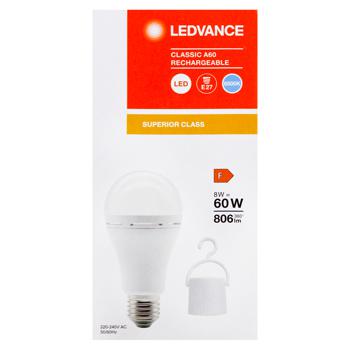 Лампа з акумулятором Ledvance LED A60 6500K E27 8W - купити, ціни на NOVUS - фото 2