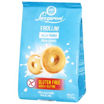 Печ. Lazzaroni 200г безглютен. Кільця із вершками (Італія) - купить, цены на КОСМОС - фото 1