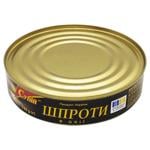 Sprats Supoi canned 130g can Ukraine