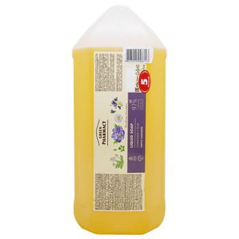 Мыло жидкое Green Pharmacy Ромашка и лен 5л - купить, цены на МегаМаркет - фото 2