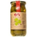 Оливки DivaOliva зелені з кісточкою 370мл