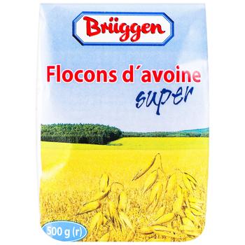 Хлопья овсяные Bruggen 500г - купить, цены на Торба - фото 1