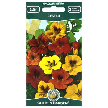 Golden Garden Curly Crassola Mix Flowers Seeds 1.5g - buy, prices for MegaMarket - photo 1