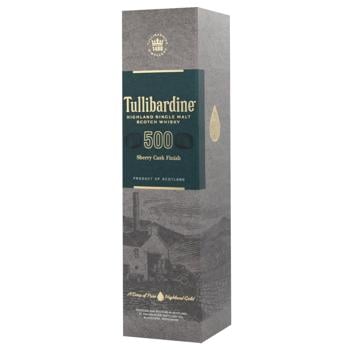 Виски Tullibardine Sherry Cask Finish 500 43% 0,7л - купить, цены на - фото 3