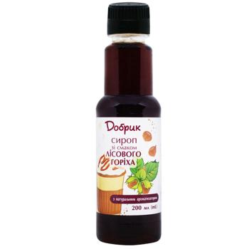 Dobryk Syrup with Hazelnut Flavor 200ml - buy, prices for Chudo Market - photo 1