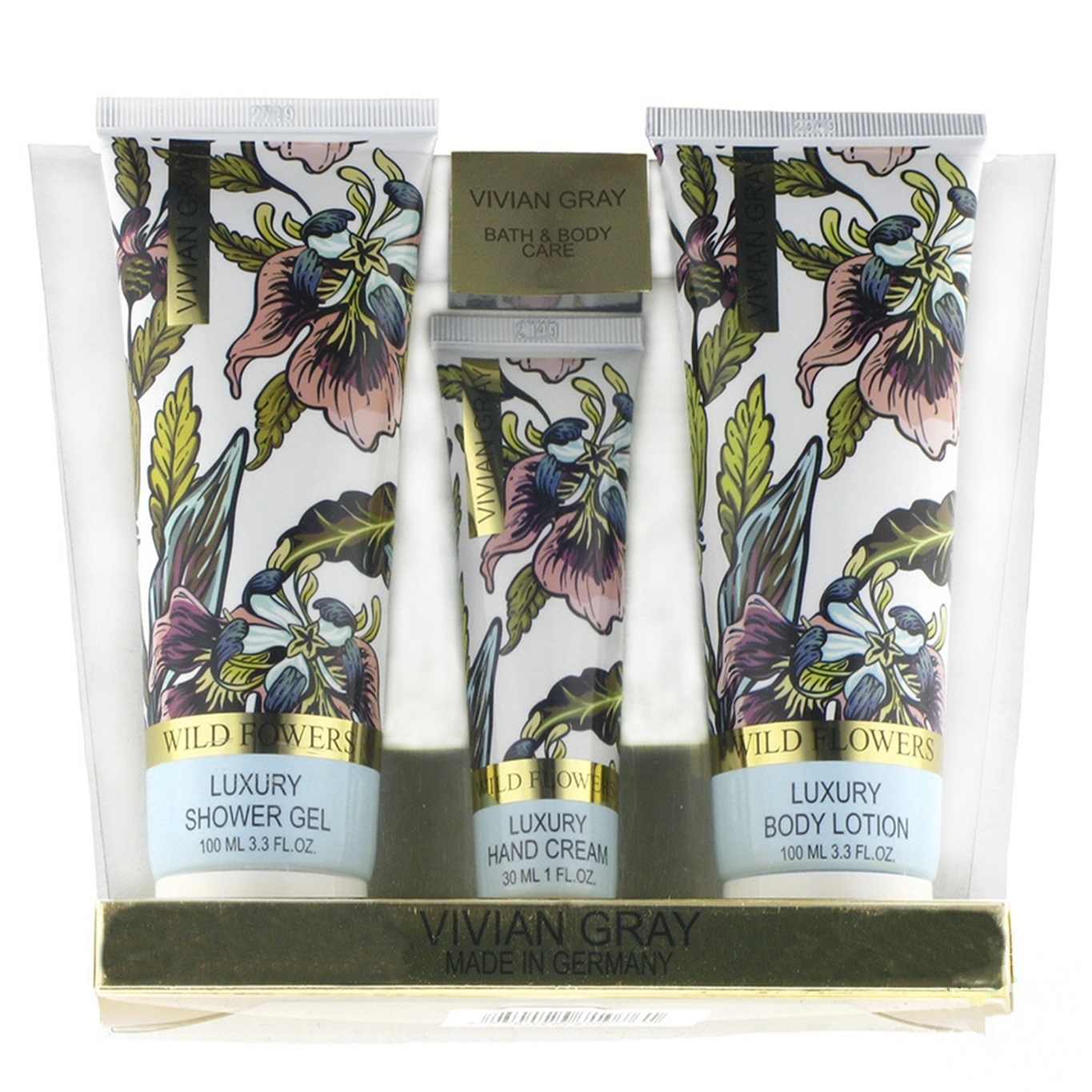 

Набор Vivian Gray Wild Flowers Крем для рук 30мл & Лосьон для тела 100мл & Гель для душа 100мл