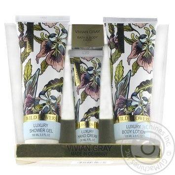 Vivian Gray Wild Flowers Set Hand Cream 30ml & Body Lotion 100ml & Shower Gel 100ml - buy, prices for ULTRAMARKET - photo 1