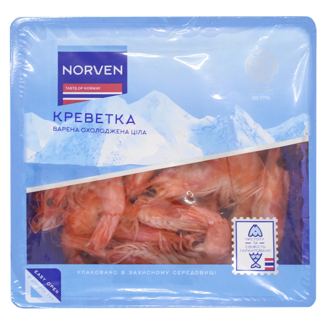 

Креветка 20-30 Norven вареная охлажденная вакуумная упаковка 400г