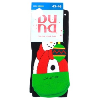 Duna Winter Men's Socks s.27-29 black - buy, prices for ULTRAMARKET - photo 1