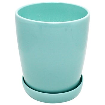 Sonet Pot Ceramic  with Support Light Turquoise 1l - buy, prices for - photo 1