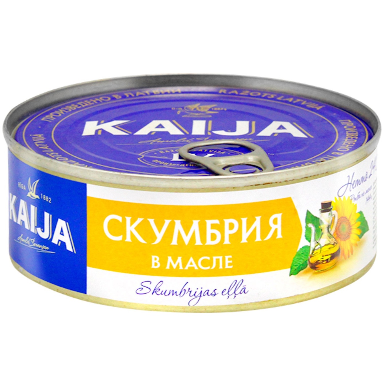 

Скумбрия Kaija в масле 240г