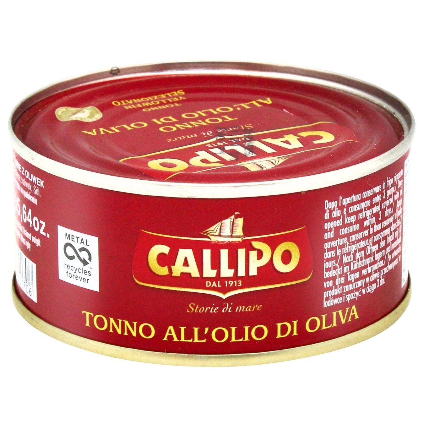 

Тунец Callipo в оливковом масле ж/б 160г