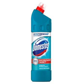 Засіб чистячий Domestos Свіжість Атлантики для унітазу 500мл - купити, ціни на МегаМаркет - фото 1