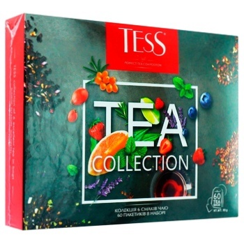 Tess Collection 6 Types of Tea Set 60pcs - buy, prices for Auchan - photo 2