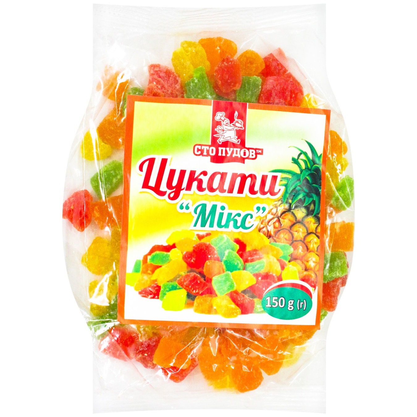 

Цукаты Сто пудов Микс 150г