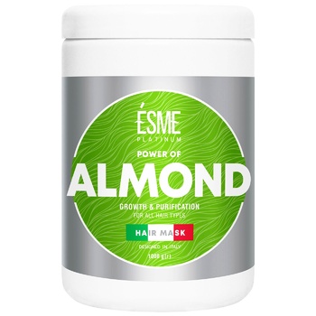 Esme Platinum Power of Almond Mask for All Hair Types 1000g - buy, prices for Auchan - photo 1